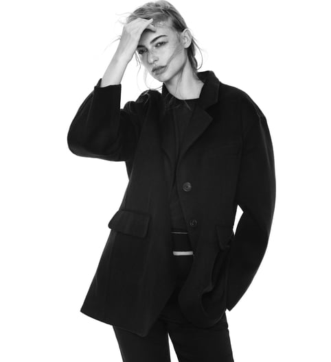 【関税＆送料込み】Jil Sander Double-Breasted Coat JIL SANDER Double-Breasted Oversized Wool Coat | endource