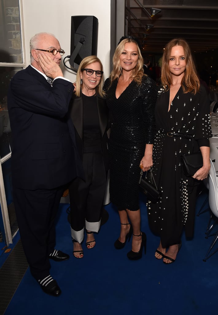 With Manolo Blahnik, Ronnie Cook-Newhouse, and Stella McCartney.