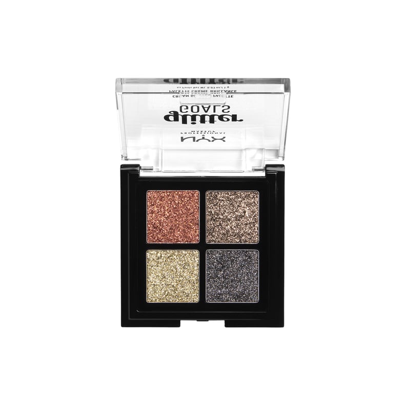 NYX Professional Makeup Glitter Goals Quad Pro Palette in Galactica ($12)