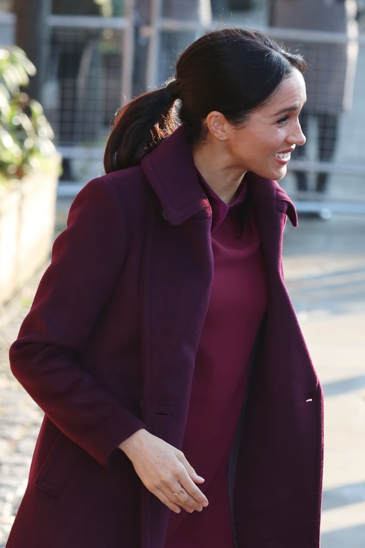 Meghan Markle's Ponytail at Hubb Community Kitchen Nov 