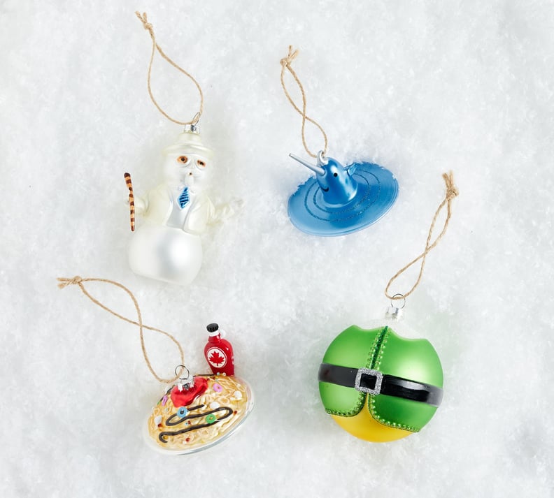 "Elf"-Inspired Ornaments From Pottery Barn