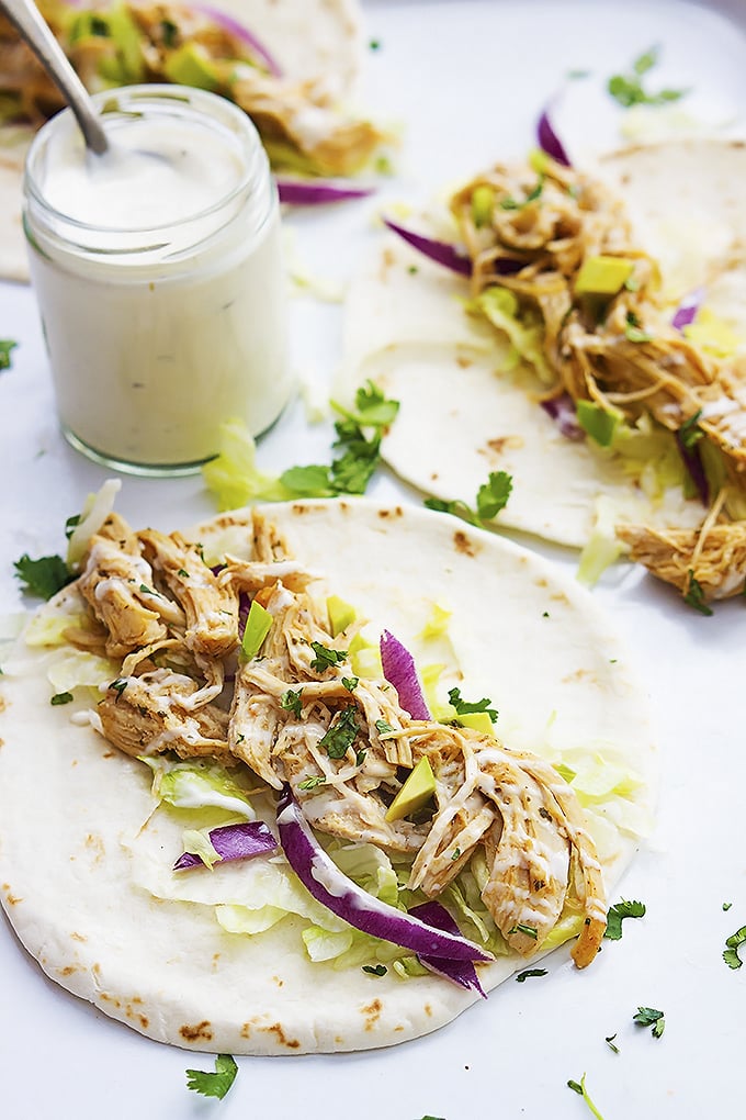 Ranch Chicken Tacos