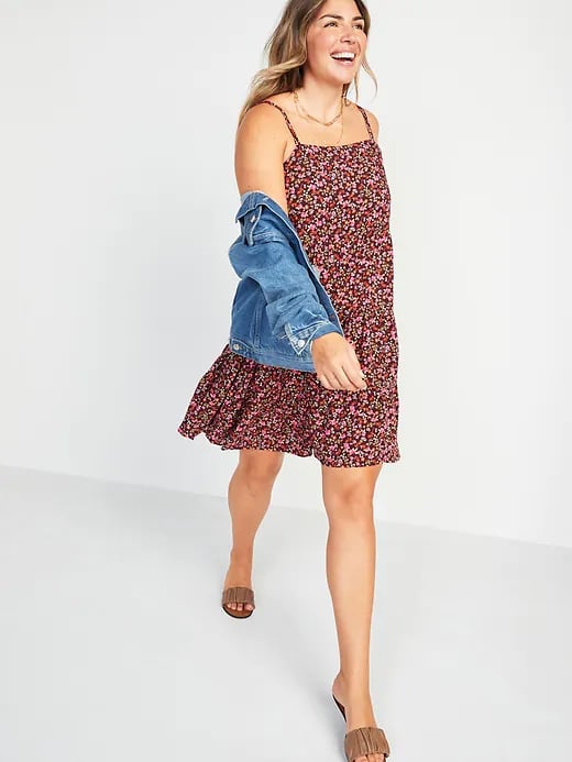 Old Navy Sleeveless Tiered Floral Swing Dress