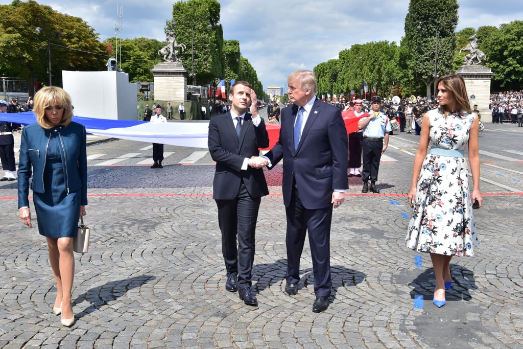 Melania Trump Valentino Dress Bastille Day 2017