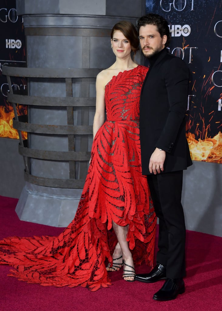 Kit Harington Rose Leslie at Game of Thrones Premiere 2019