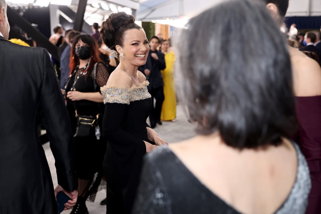 Fran Drescher's Hair Accessory at the SAG Awards