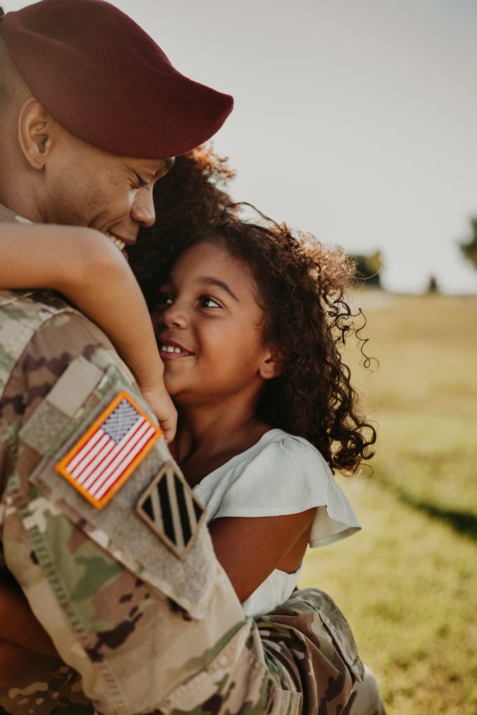 Photos of Military Dad Reuniting With Family Amid Pandemic POPSUGAR