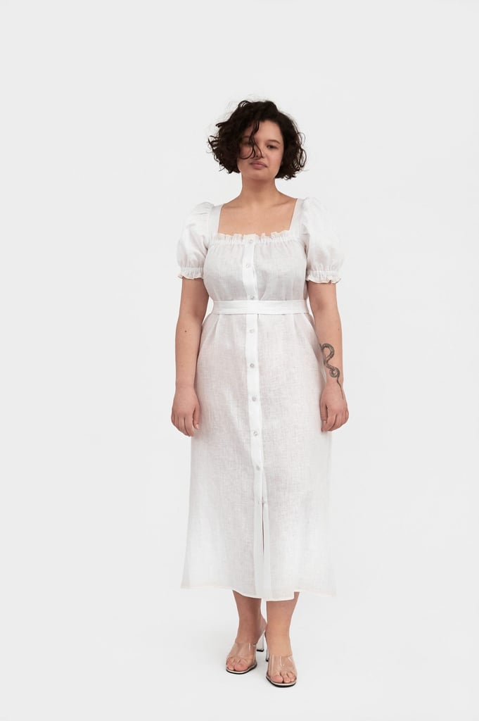 Sleeper Maxi Brigitte Dress Selena Gomez's Cream Maxi Dress From Three Graces London