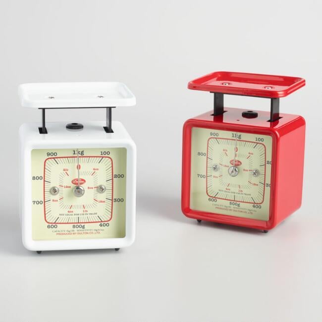 Mini Retro Kitchen Scale Set