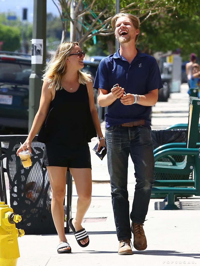 Kaley Cuoco and Karl Cook Hold Hands in LA August 2016