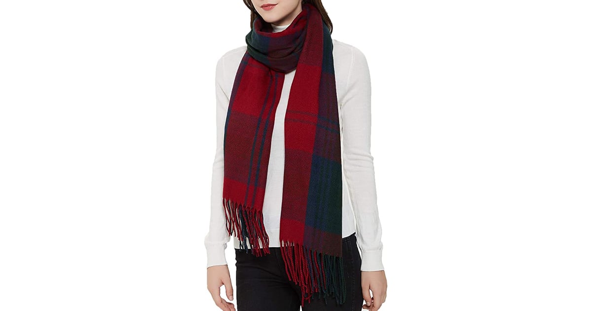 A Plaid Scarf: Wander Agio Large Scarf, 10 Scarves You Need in Your  Wardrobe This Winter