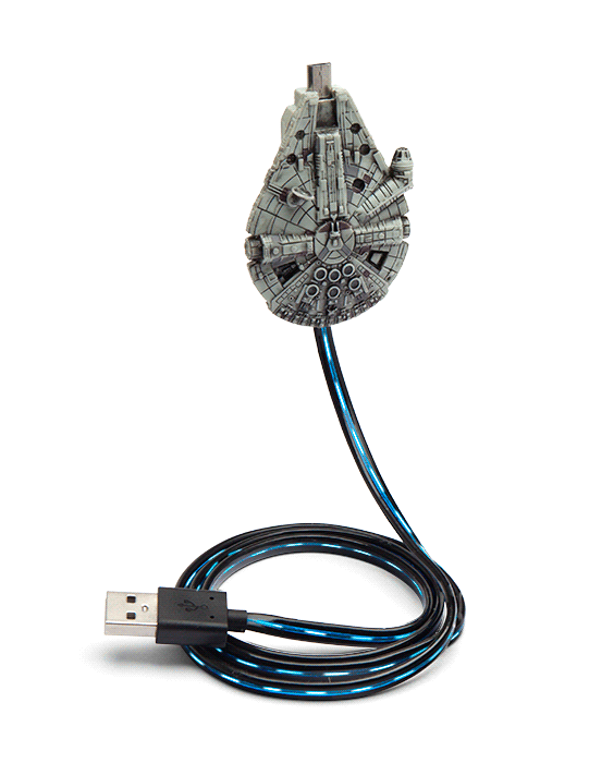 Star Wars Millennium Falcon Micro-USB Charging Cable ($20)