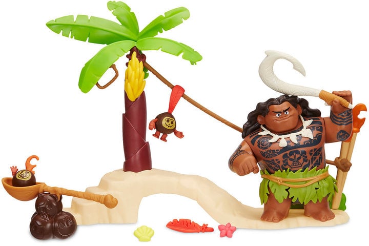 Disney Moana Maui the Demigod's Kakamora Adventure Playset