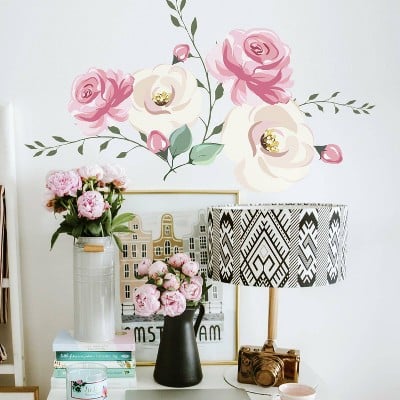 Floral Peel-and-Stick Decal