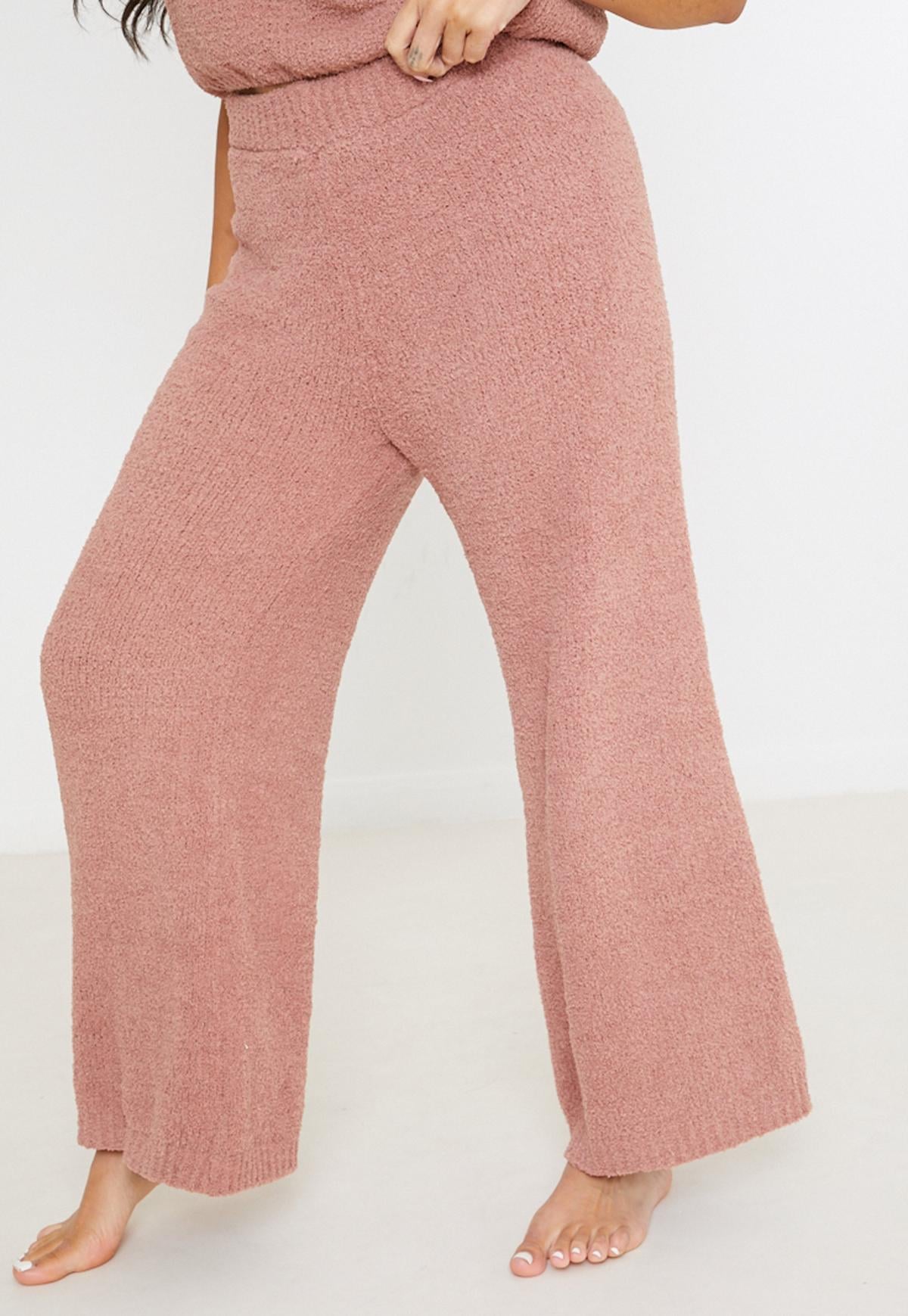 High Waisted Cigarette Trousers Soft Pink  Trousers  Missguided