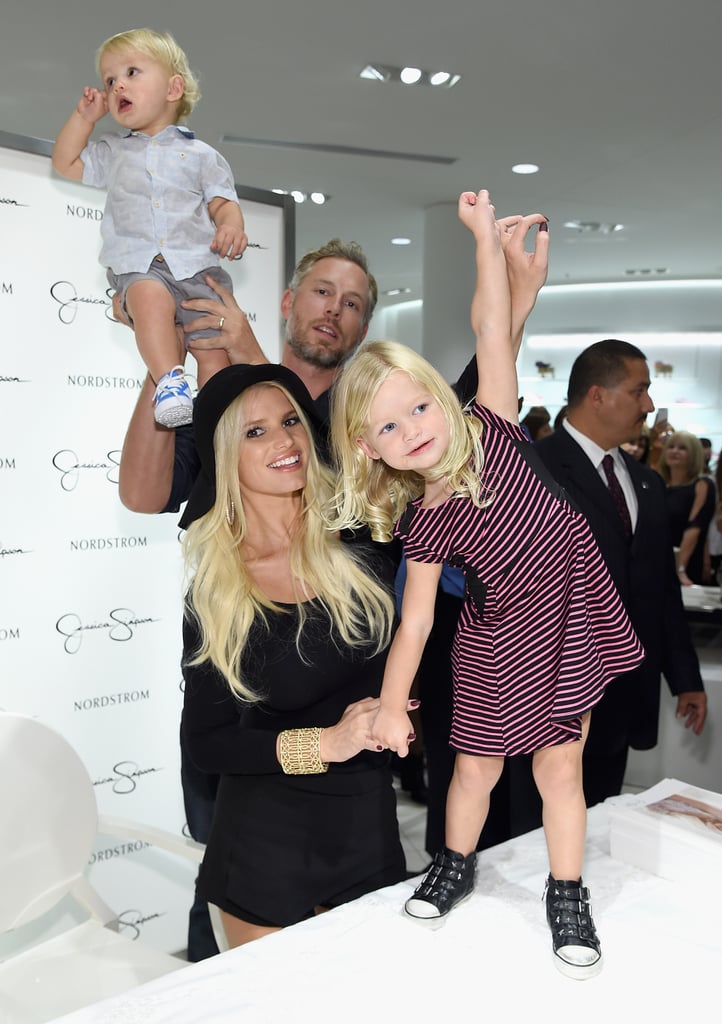 Jessica Simpson With Ace and Maxwell at Event | Pictures