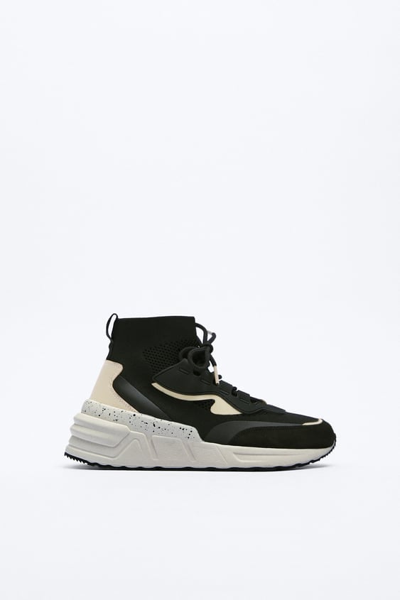 Zara Combination High Top Sneakers