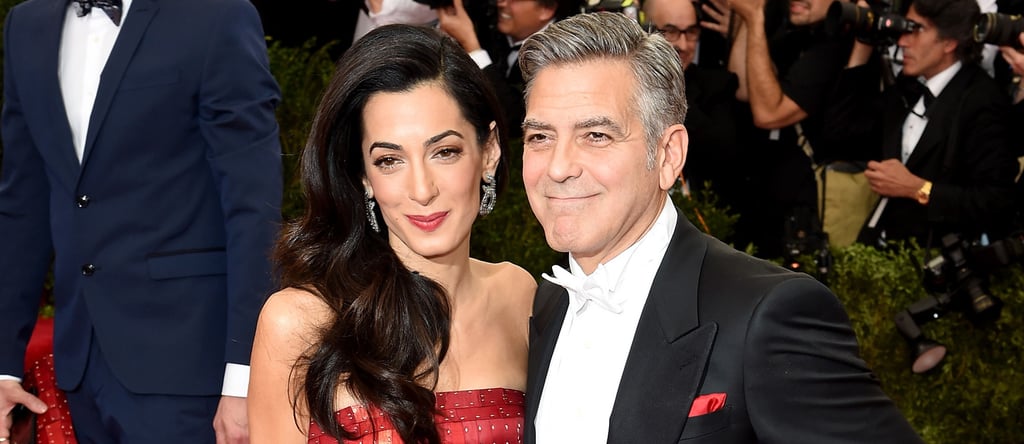 George and Amal Clooney at the Met Gala 2015