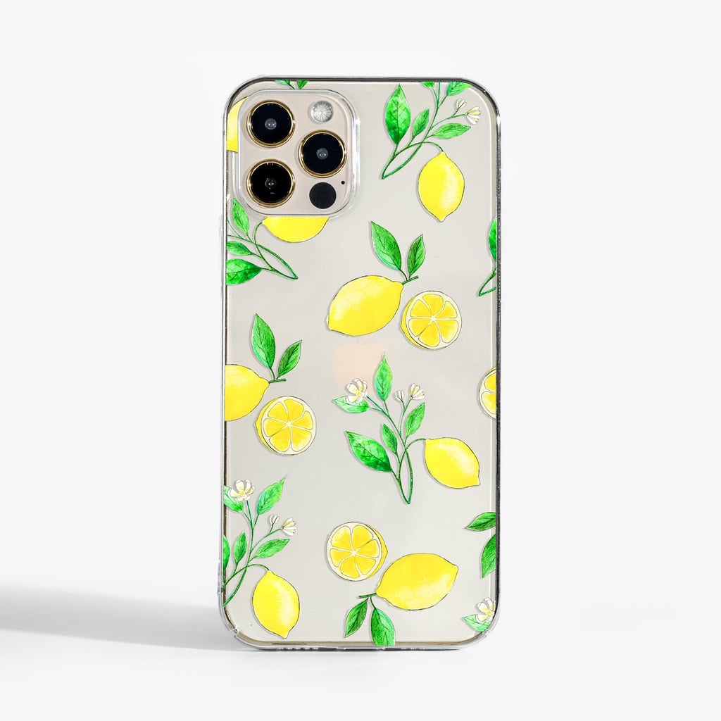For a Bright Accessory: Clear Lemons Phone Case
