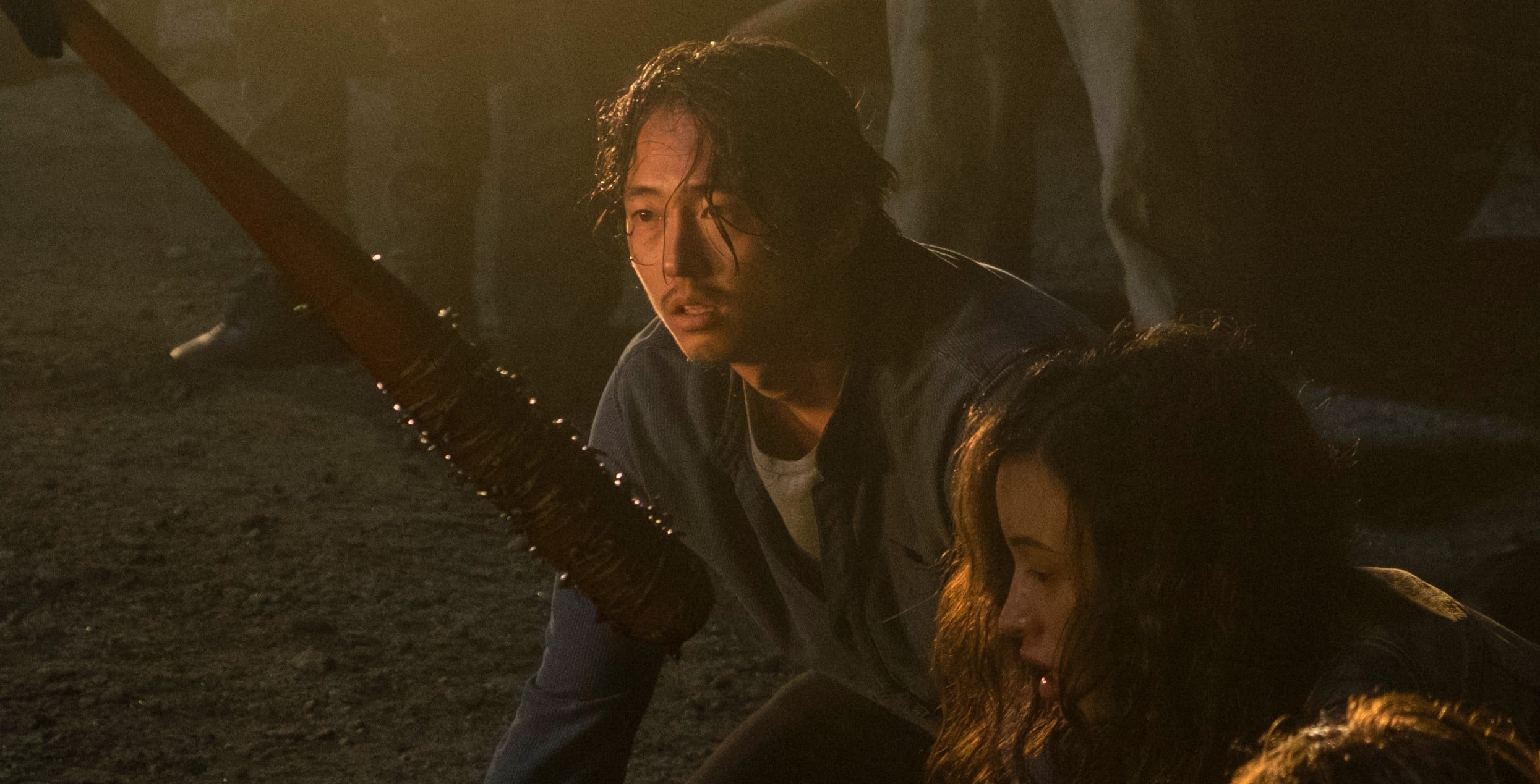 Glenn's Death Makeup on The Walking Dead | POPSUGAR Entertainment