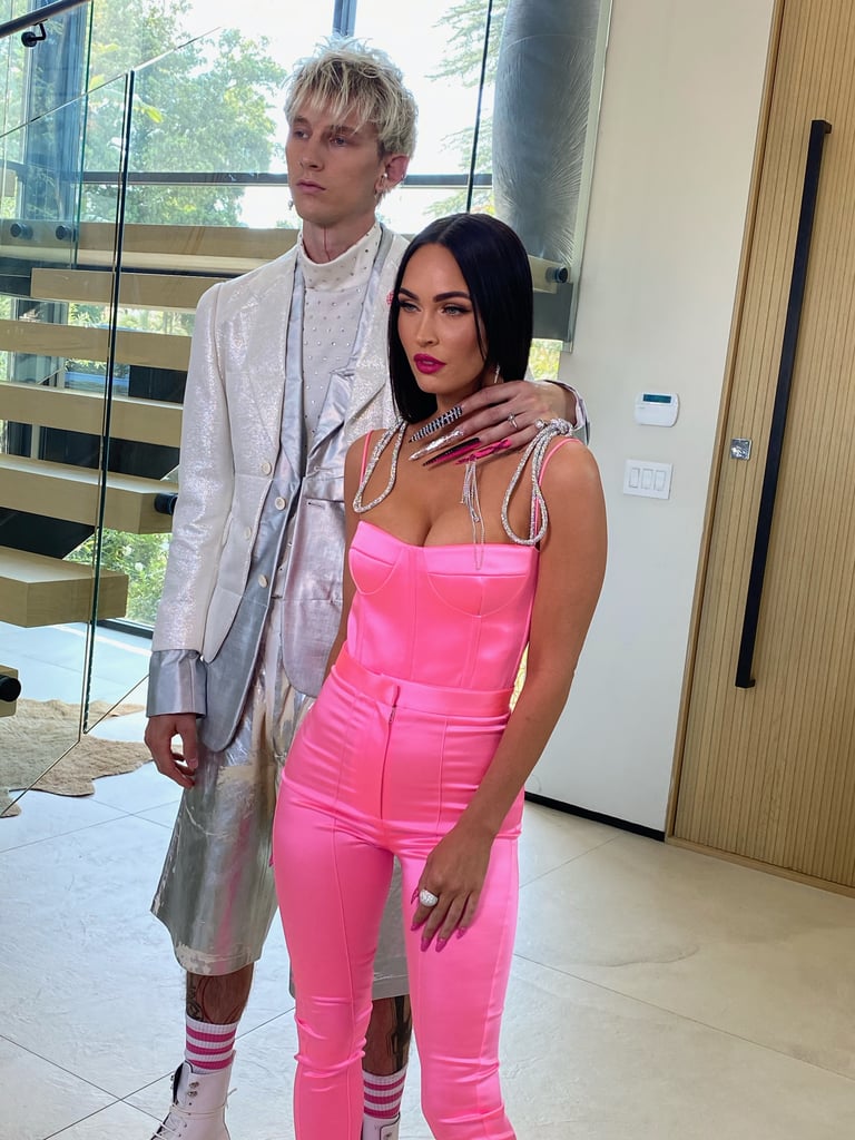 Megan Fox & Machine Gun Kelly's iHeartRadio Awards Nail Art