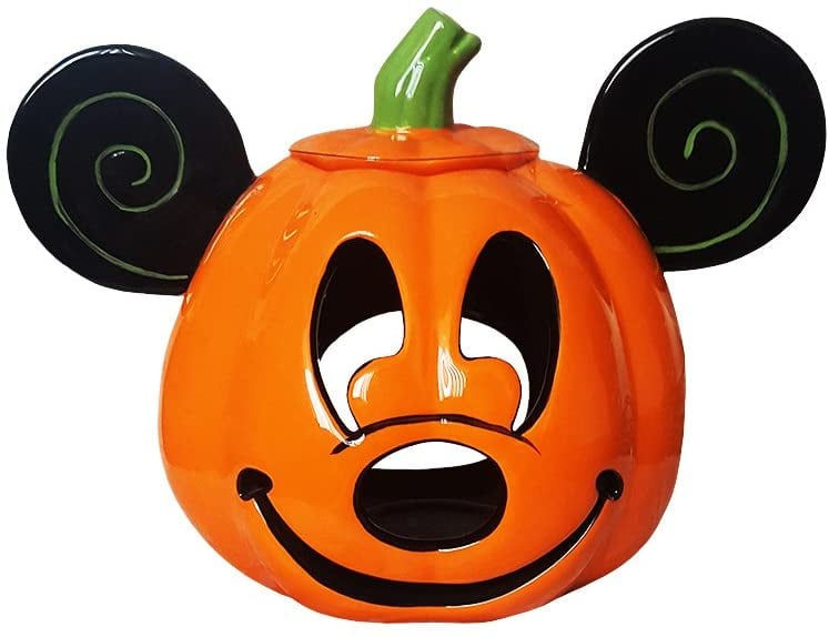 Mickey Mouse Halloween Jack-o'-Lantern Pumpkin Votive