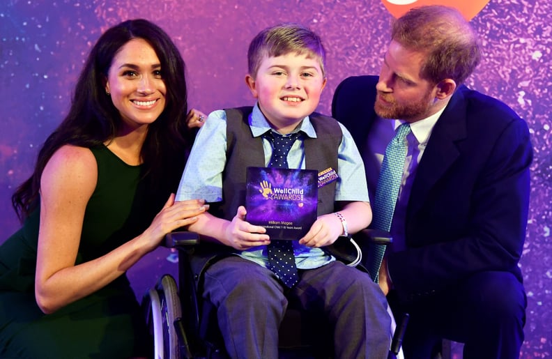 When She Posed With One of the Winners at the WellChild Awards