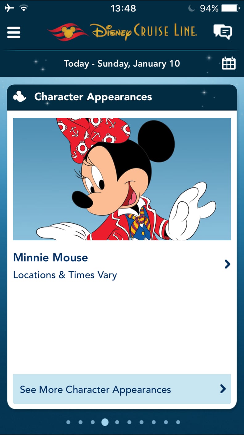 Download the Disney Cruise Line Navigator app — it's a LIFE SAVER.