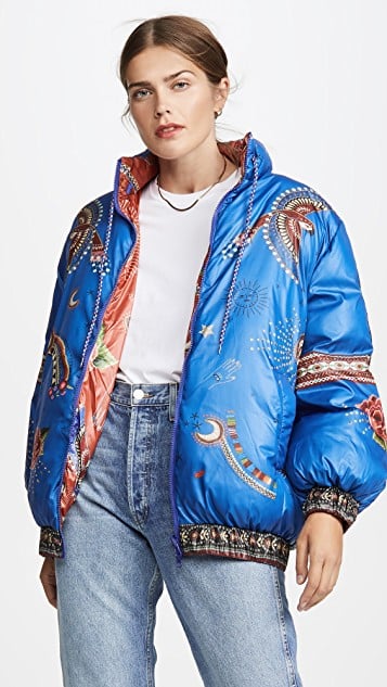 Farm Rio Reversible Mystic Puffer Jacket