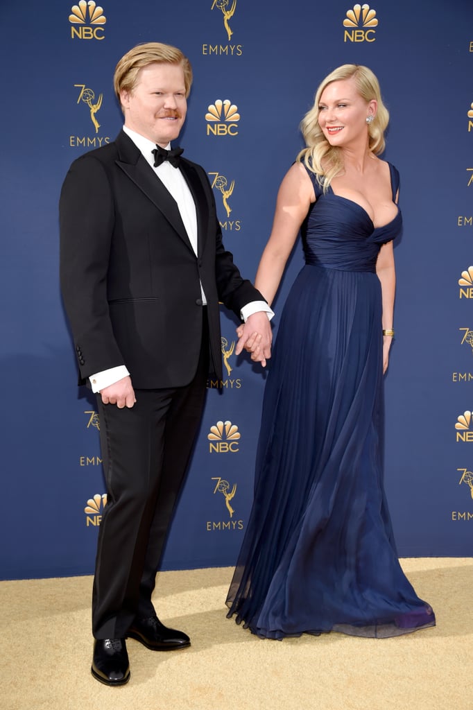 Kirsten Dunst and Jesse Plemons at the 2018 Emmys