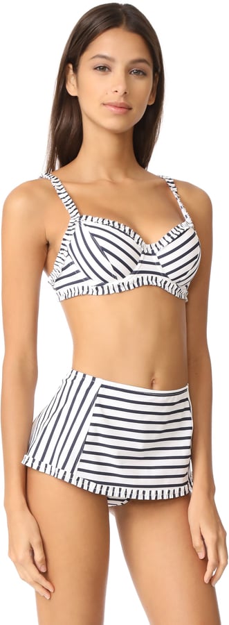 Tory Burch Sail Stripe Underwire Top