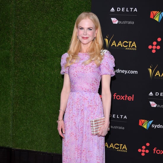 Nicole Kidman Wearing Purple Gown
