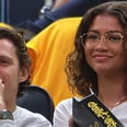 Zendaya and Tom Holland Share Low-Key PDA Moment During Warriors-Lakers Game
