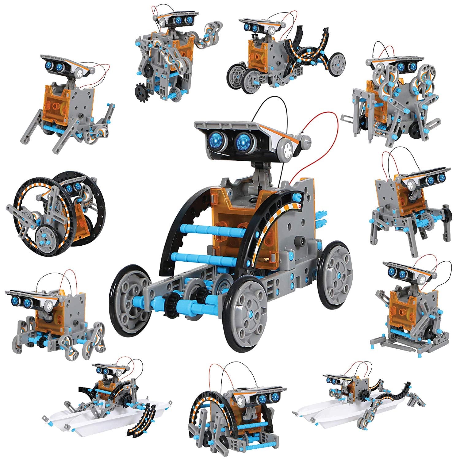 DISCOVERY KIDS Mindblown STEM 12 in 1 Solar Robot Creation 190