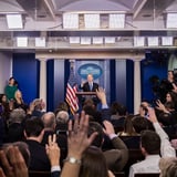 Percent White House Press Corps