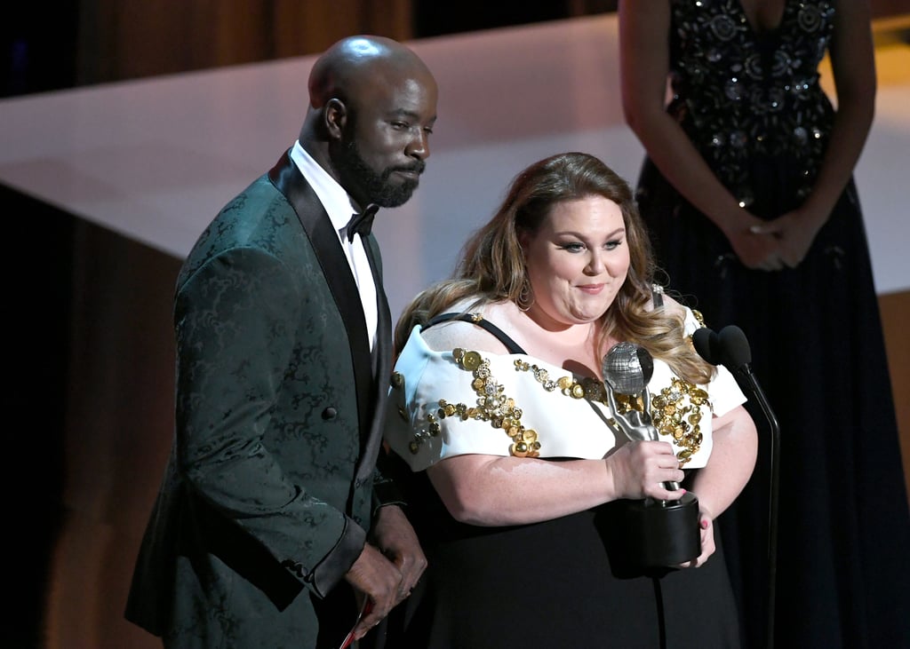 Pictured: Mike Colter and Chrissy Metz