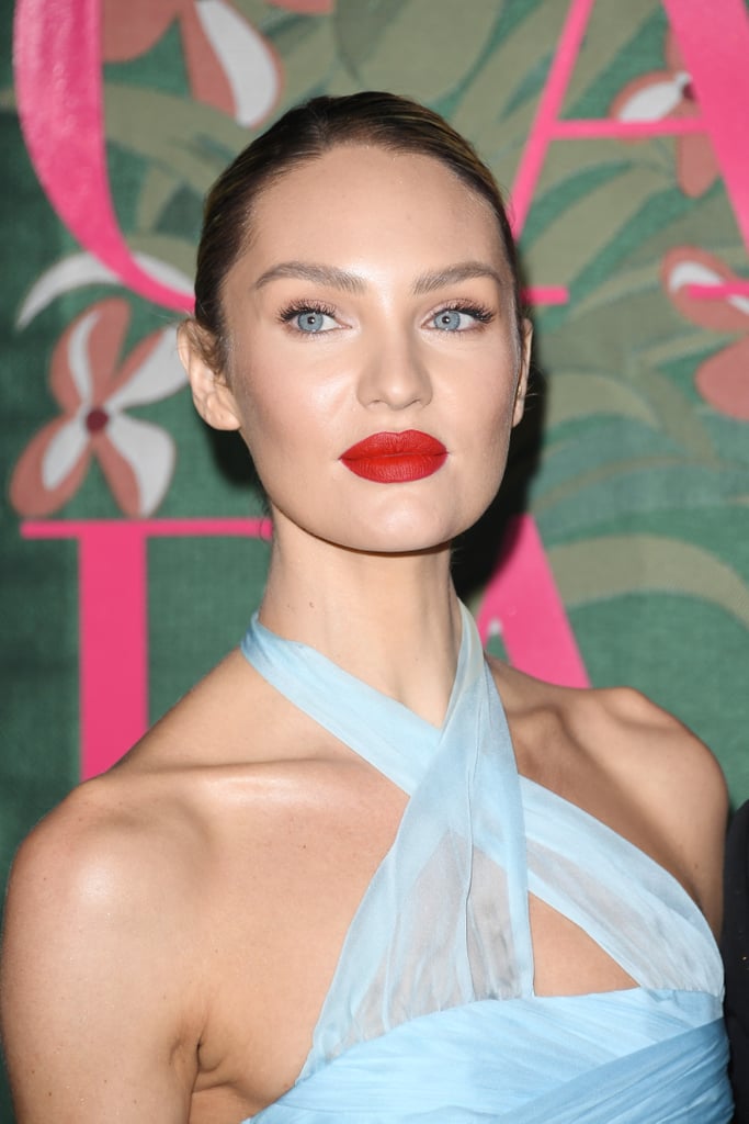 Candice Swanepoel at The Green Carpet Fashion Awards 2019
