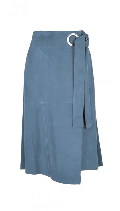 Tibi Suede Wrap Skirt ($995)