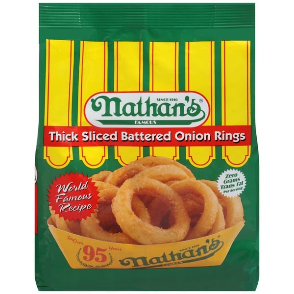 Nathan's Thick Sliced Battered Onion Rings Best Frozen Onion Rings