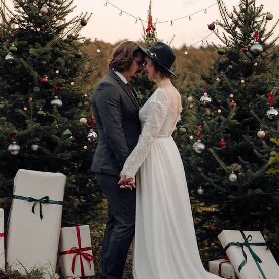 Inspiration For a Rustic Christmas Tree Farm Wedding