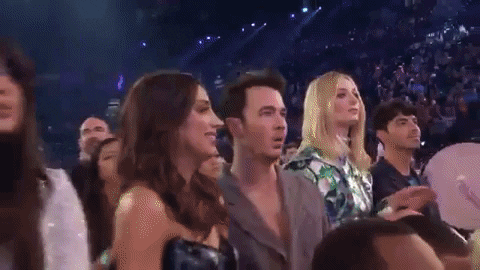 The Jonas Brothers Reacting to Taylor Swift's Performance