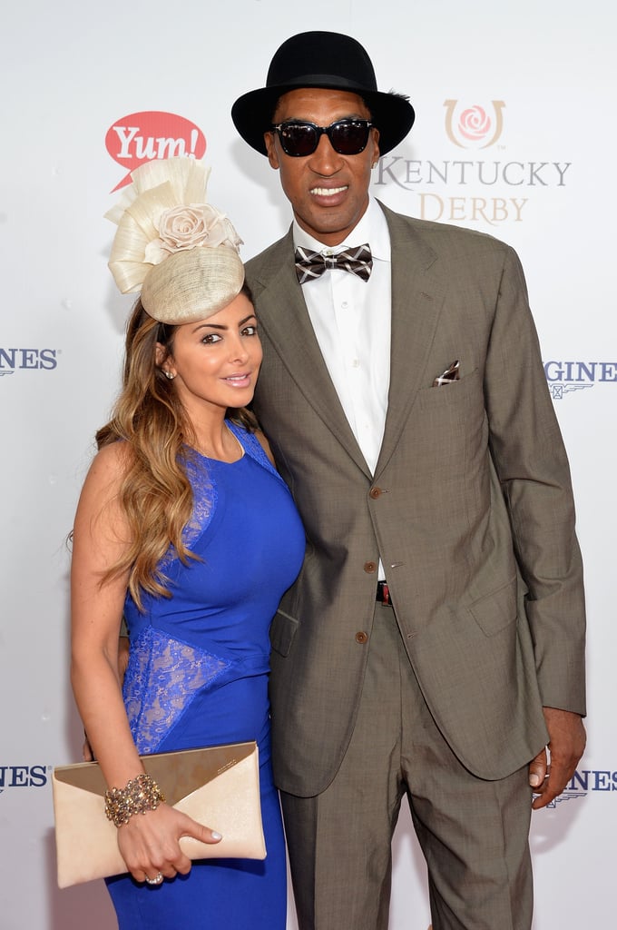 Scottie and Larsa Pippen leaned in for a cute photo.