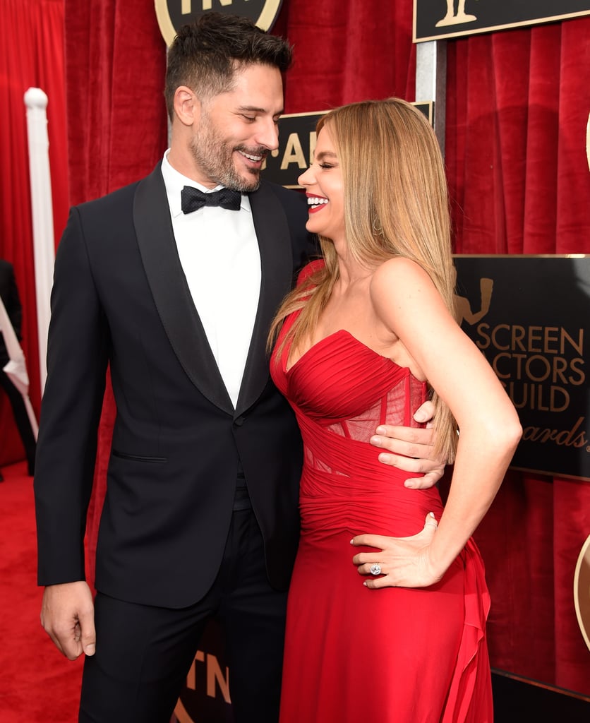 Sofia Vergara and Joe Manganiello at the SAG Awards 2015