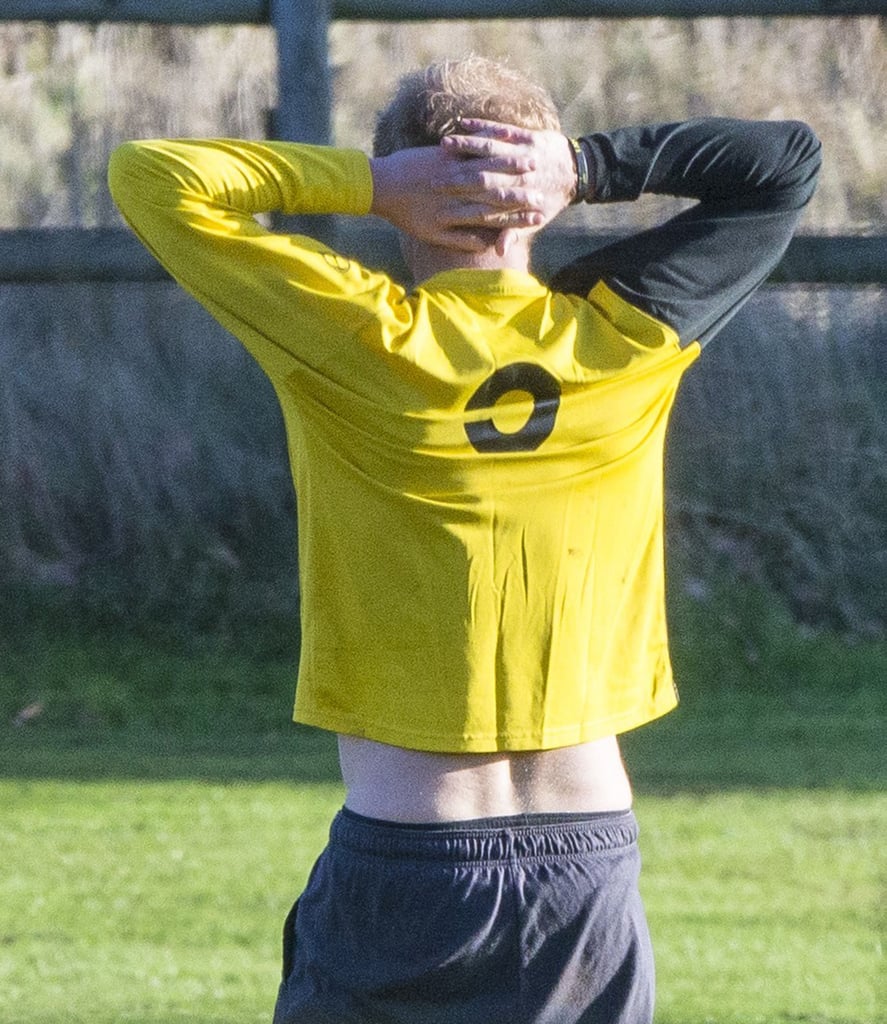 Prince Harry Playing Soccer on Christmas Eve 2014