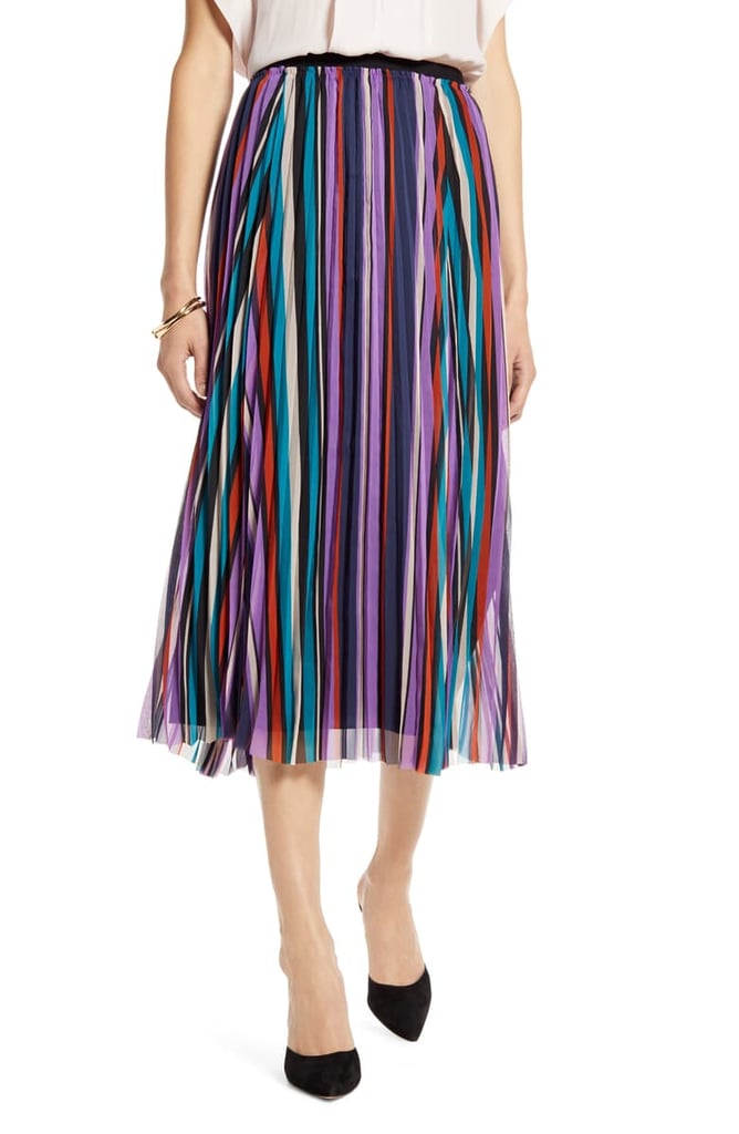 Halogen Pleated Chiffon Skirt