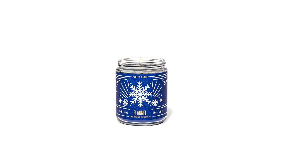 Flannel Single Wick Candle Bath & Body Works Holiday Candles 2020
