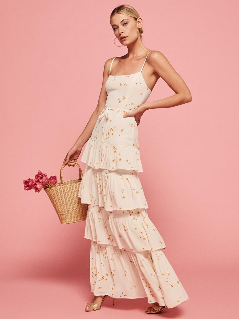 Foxglove Dress in Opium ($428)