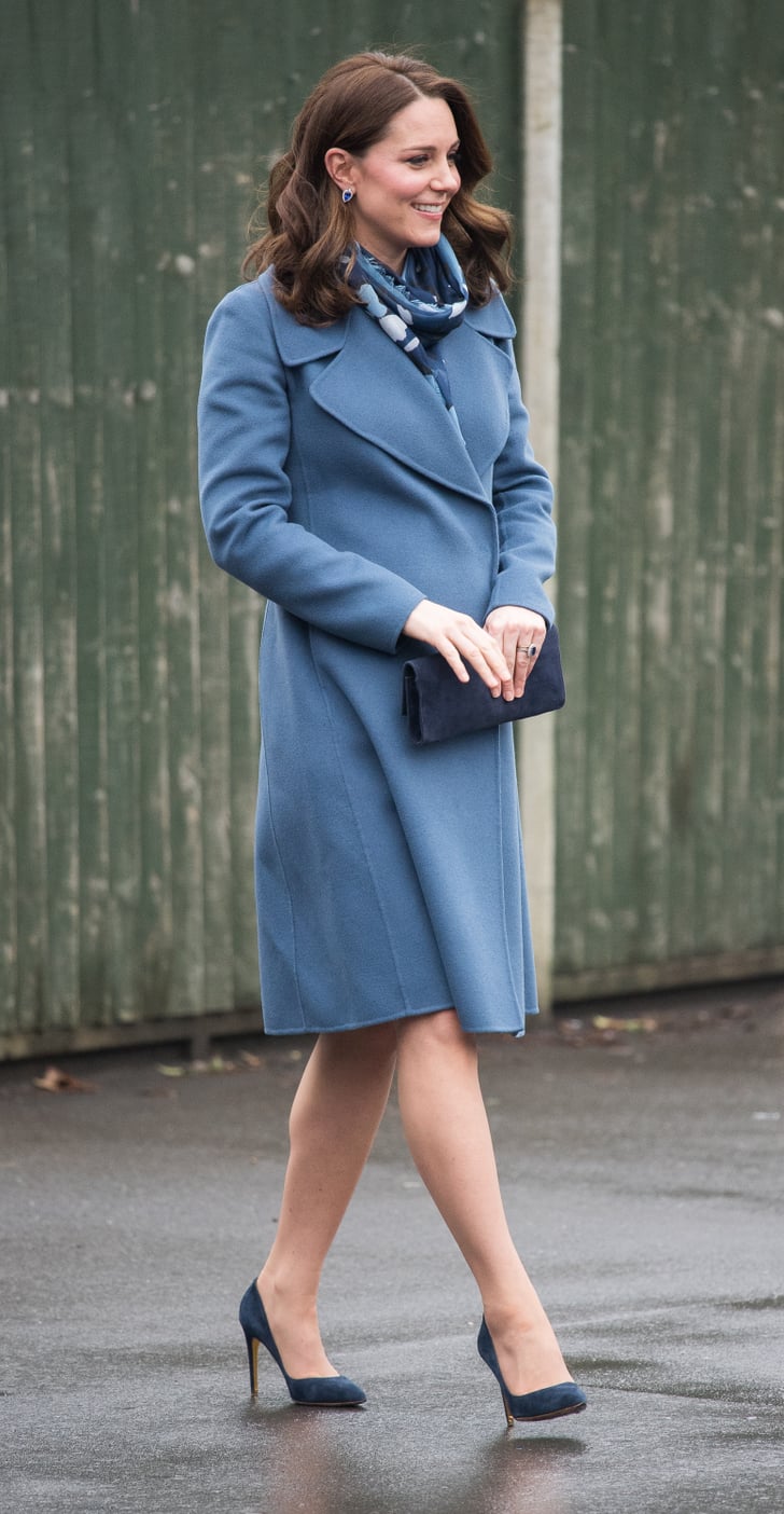 Kate Middleton | British Royals Wearing Navy Blue Pumps | POPSUGAR ...
