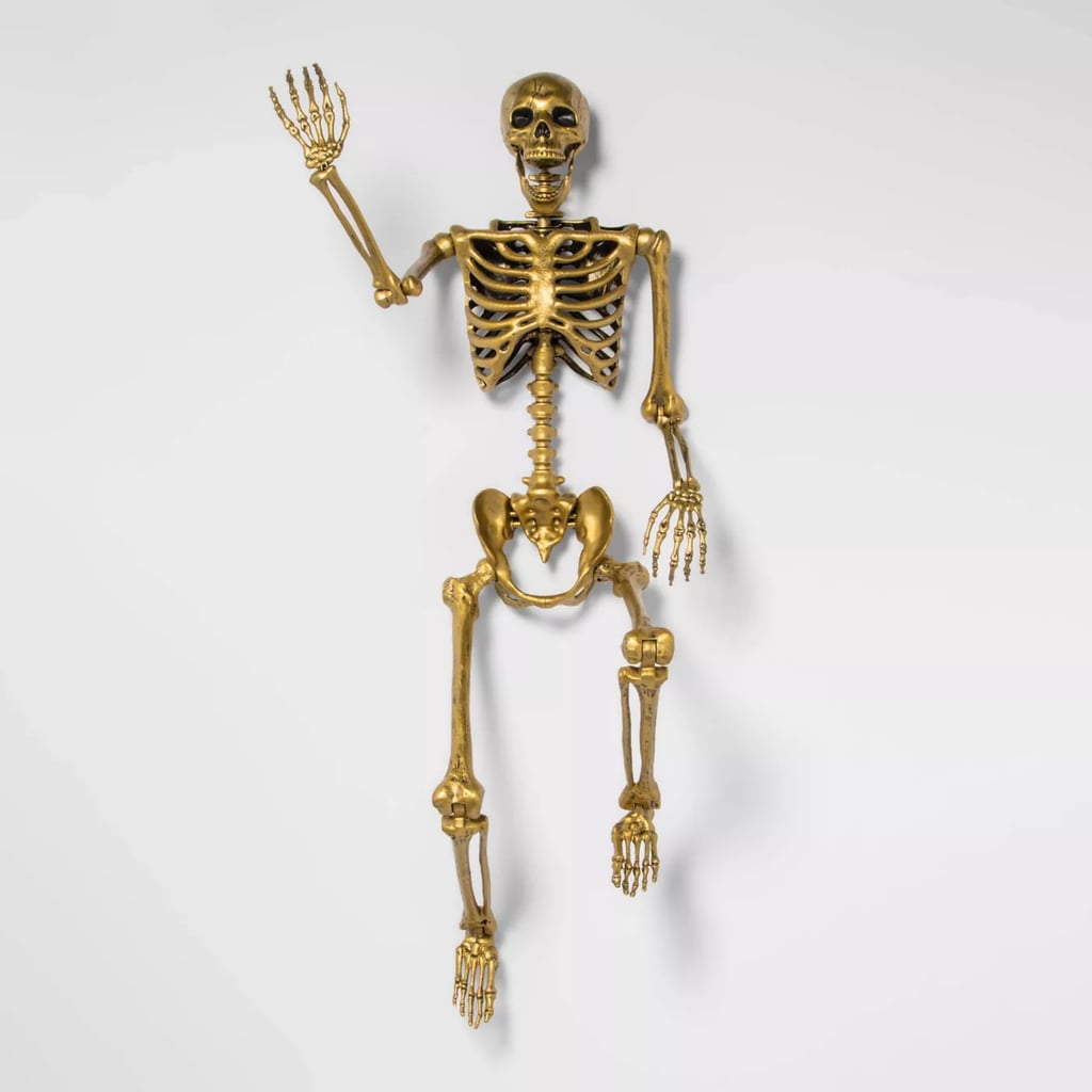 Posable Life-Size Gold Skeleton