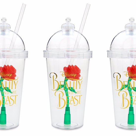 Disney Tumbler with Straw - Beauty and the Beast - Enchanted